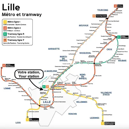 Unique 3 Bed House In Old Lille! דירה *